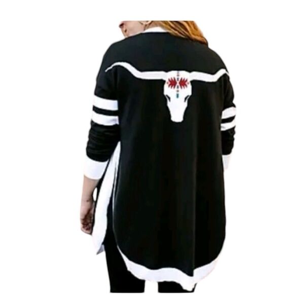 RACHEL HOLLIS LTD OPEN FRONT CARDIGAN - Picture 1 of 10